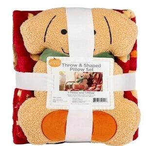 Gingerbread Throw and Pillow Set